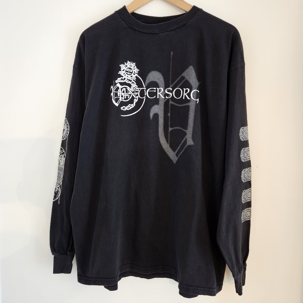 Vintage Vintersorg Shirt Extra Large Long Sleeve Black Metal Extreme Band Y2K